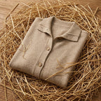 Cotton Button Vest with Collar