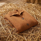 Cotton Button Vest with Collar