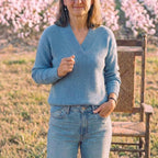 Cotton V-Neck Sweater