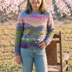 Cotton Sweater Rainbow Farm with Sheep