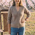 Cotton V-Neck Cardigan