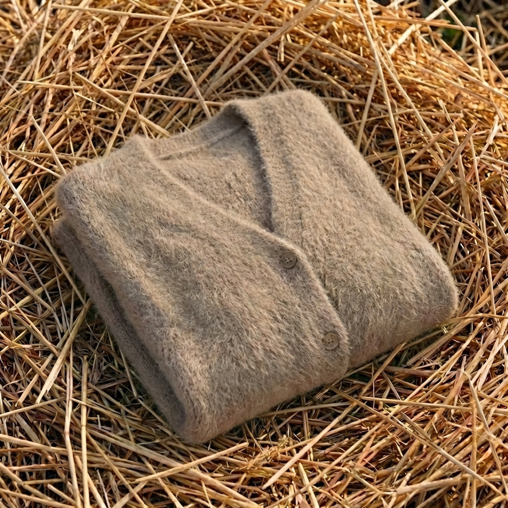 Cotton V-Neck Cardigan