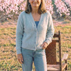 Cotton V-Neck Cardigan