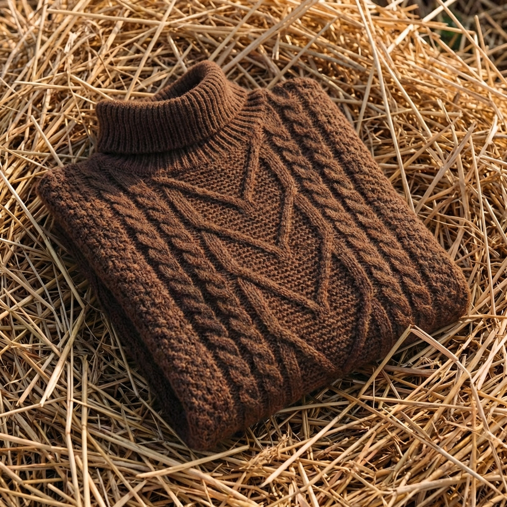 Cotton Cable Knit Sweater