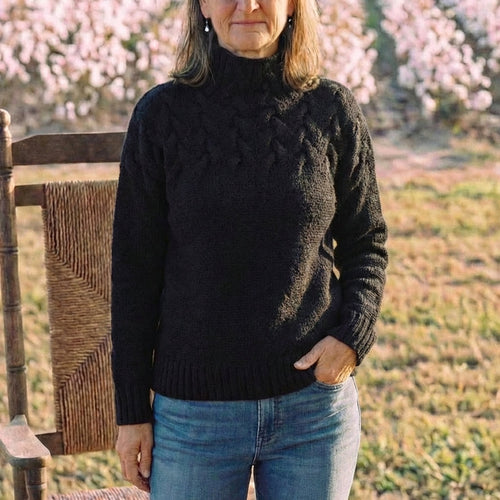 Cotton Cable Knit Sweater