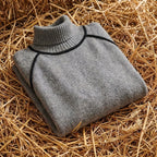 Cotton Knitted Block Sweater