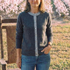 Dark gray with light gray